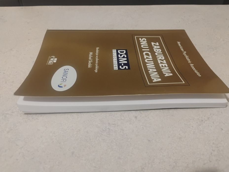 Książka naukowa Zaburzenia snu i czuwania Dsm-5