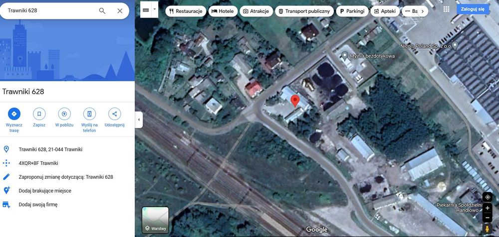 Pomieszczenie do wynajęcia - Trawniki - sklep biuro usługi