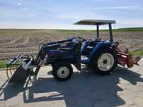 Mini traktorek iseki 26km (nie gl af fx kubota yanmar) tur glebogryzar