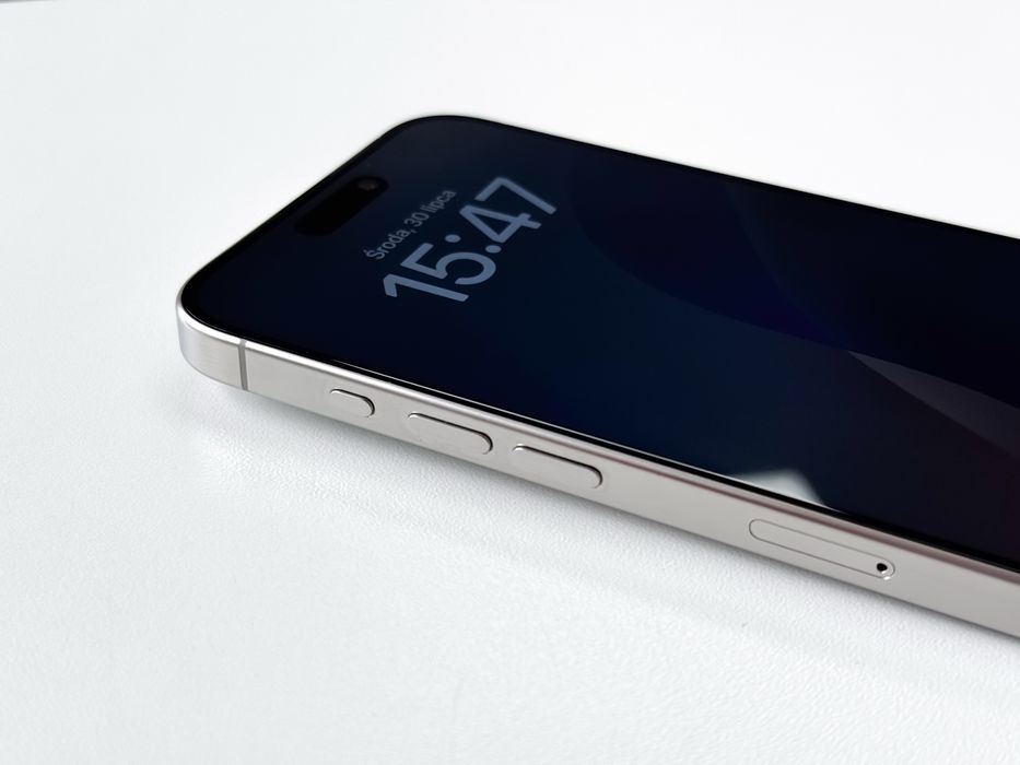 iPhone 15 Pro Max 512 GB Biały Tytan 100% bateria Sklep Gwarancja