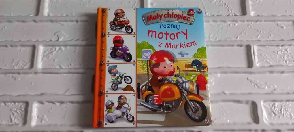 Książka Poznaj motory z Markiem seria Mały chłopiec