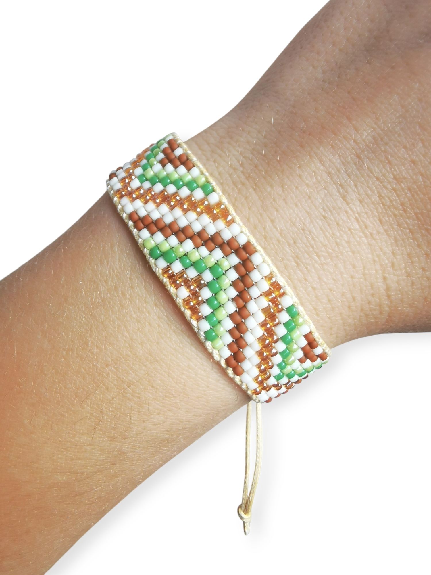 Bransoletka z koralików handmade BOHO