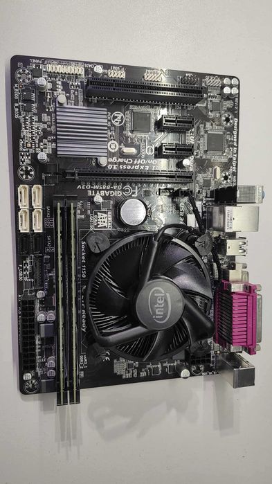 Mocny procesor Intel i7-4770 + płyta Gigabyte GA-B85M-D3V + 16GB RAM