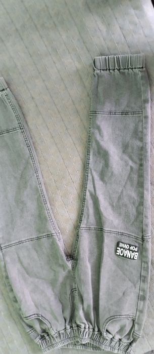 Джинсові сірі штани