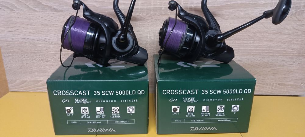 Kołowrotki Daiwa Crosscast 35  5000LD QD