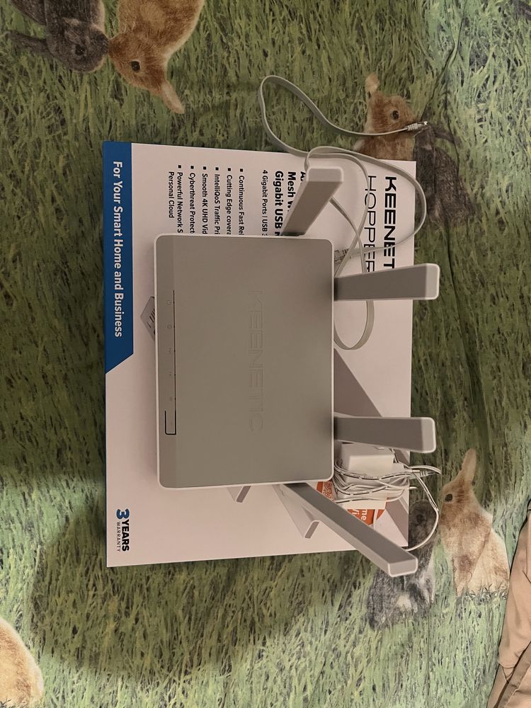 Маршрутизатор Keenetic Hopper (KN-3810) WiFi6 / AX1800 / 1 Гбіт/с