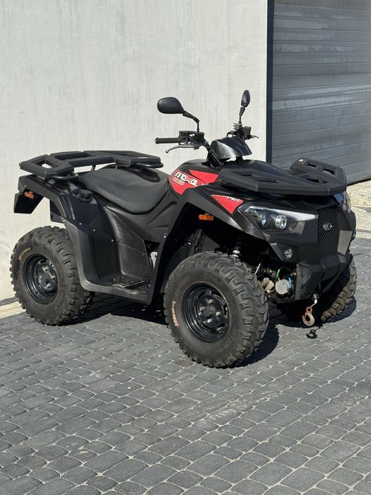 Kymco mxu 550.  Cf Moto 500 Polaris