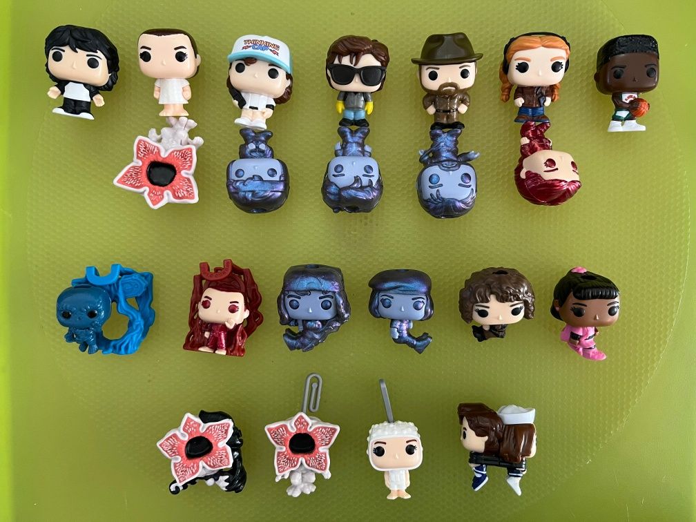 STRANGER THINGS Pop Funko Ovo kinder Joy - Coleção completa 22 brindes