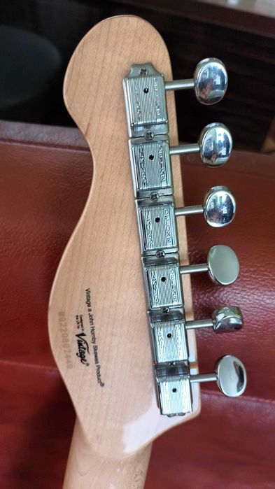 Gitara TELECASTER designet in UK By VINTAGE  Natural