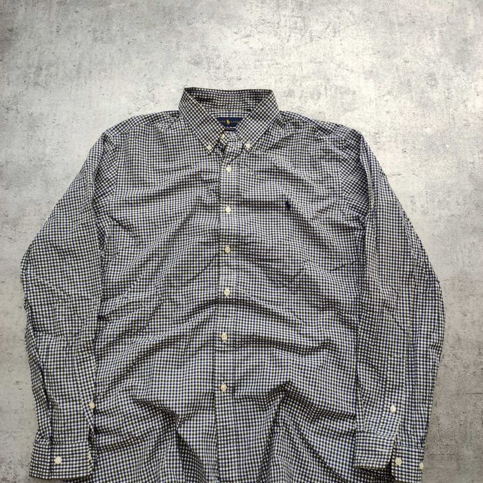 MĘSKA Elegancka PREMIUM Koszula Konik Polo Ralph Lauren Haft Kratka