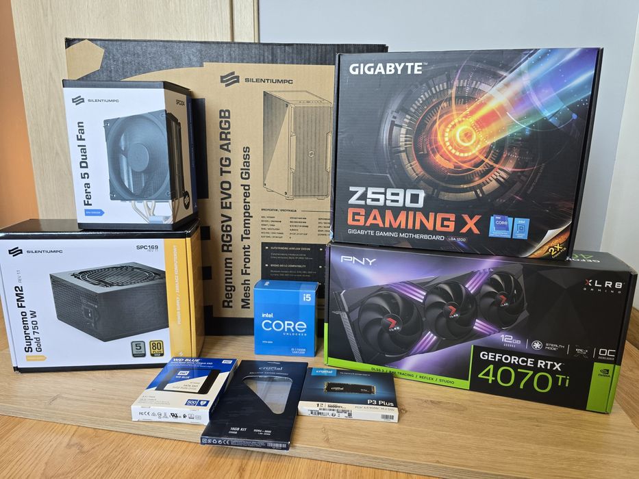 Wydajny komputer gamingowy z RTX 4070Ti