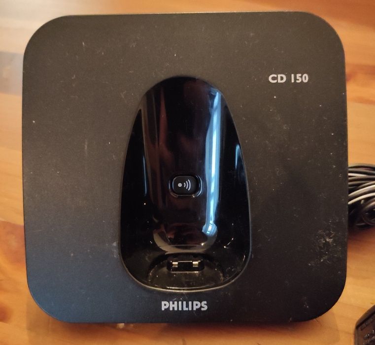 Telefone sem fios Philips CD150 com base de carregamento extra