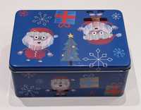 Metalowe pudełko z Empiku Mikołaj renifer prezent śnieg choinka święta