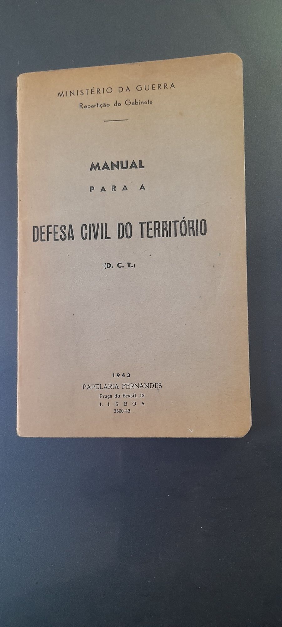 Manual defesa civil do território