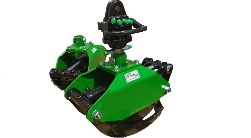 Szybkozłącze do minikoparki / koparki + Rotator 4,5T + Chwytak 80 cm