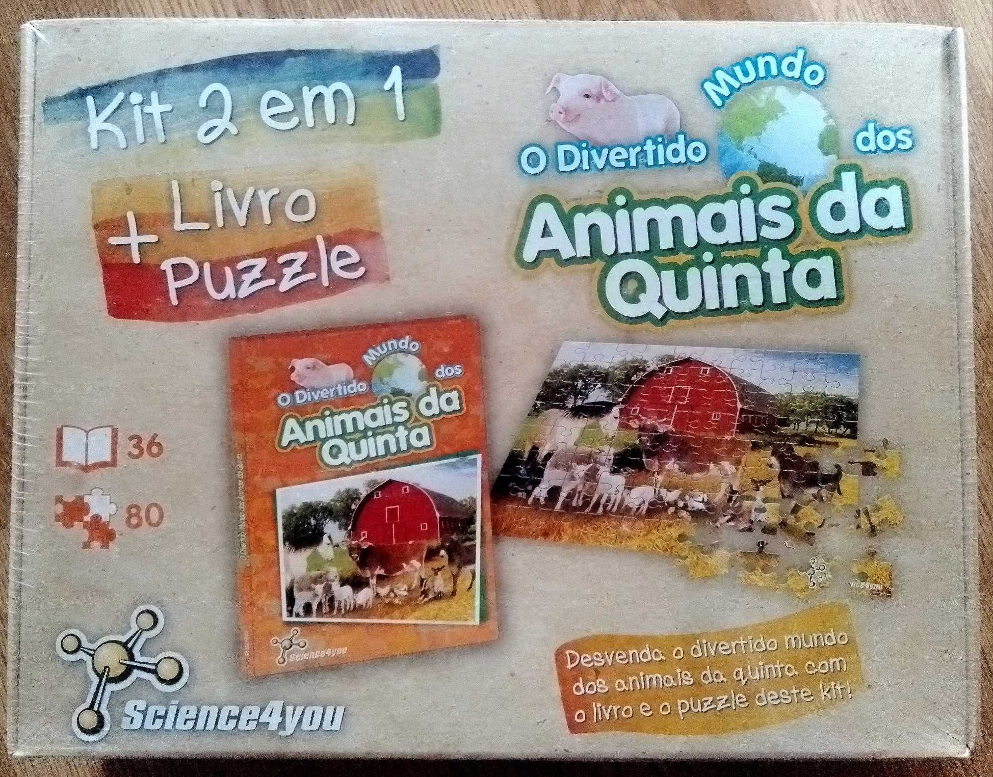 Kit Science4you - Livro e Puzzle 6+ anos