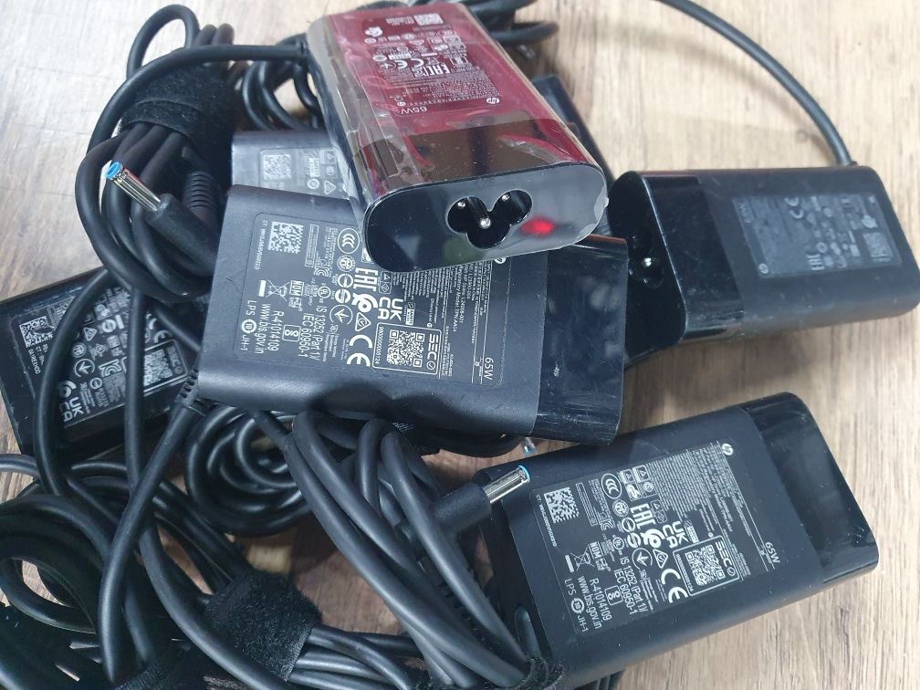 Блок живлення питания зарядка HP 65w 4.5×3.0mm blue pin slim typ ориг