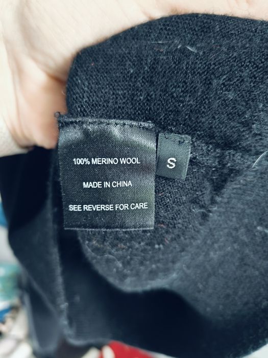 Sweter z golfem s scharf merino wełna