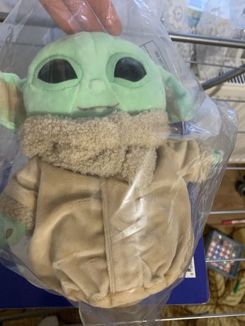 плюшевый Малыш Йода Star Wars The Child Plush Toy Mandalorian Mattel