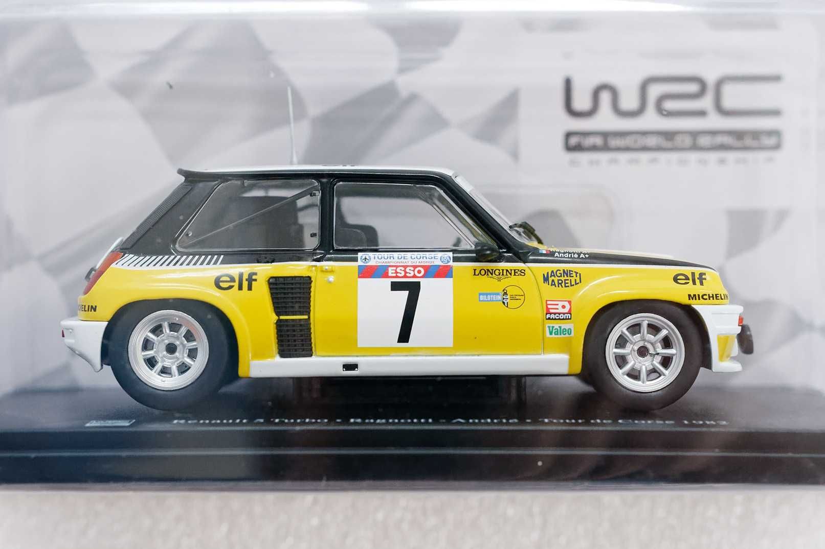 RENAULT 5 TURBO 1:24 Hachette WRC 1982 Jean Ragnotti