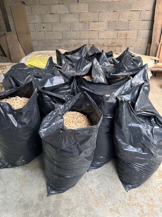 Sacos de fitas de madeira