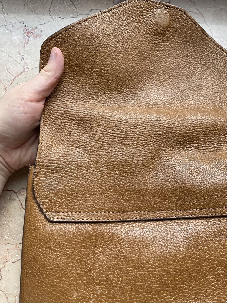 Шкіряна сумка Massimo Dutti