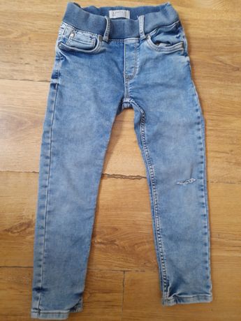 Spodnie lindex jeansy dzinsy dżinsowa dziewczece 110 4 5 lat