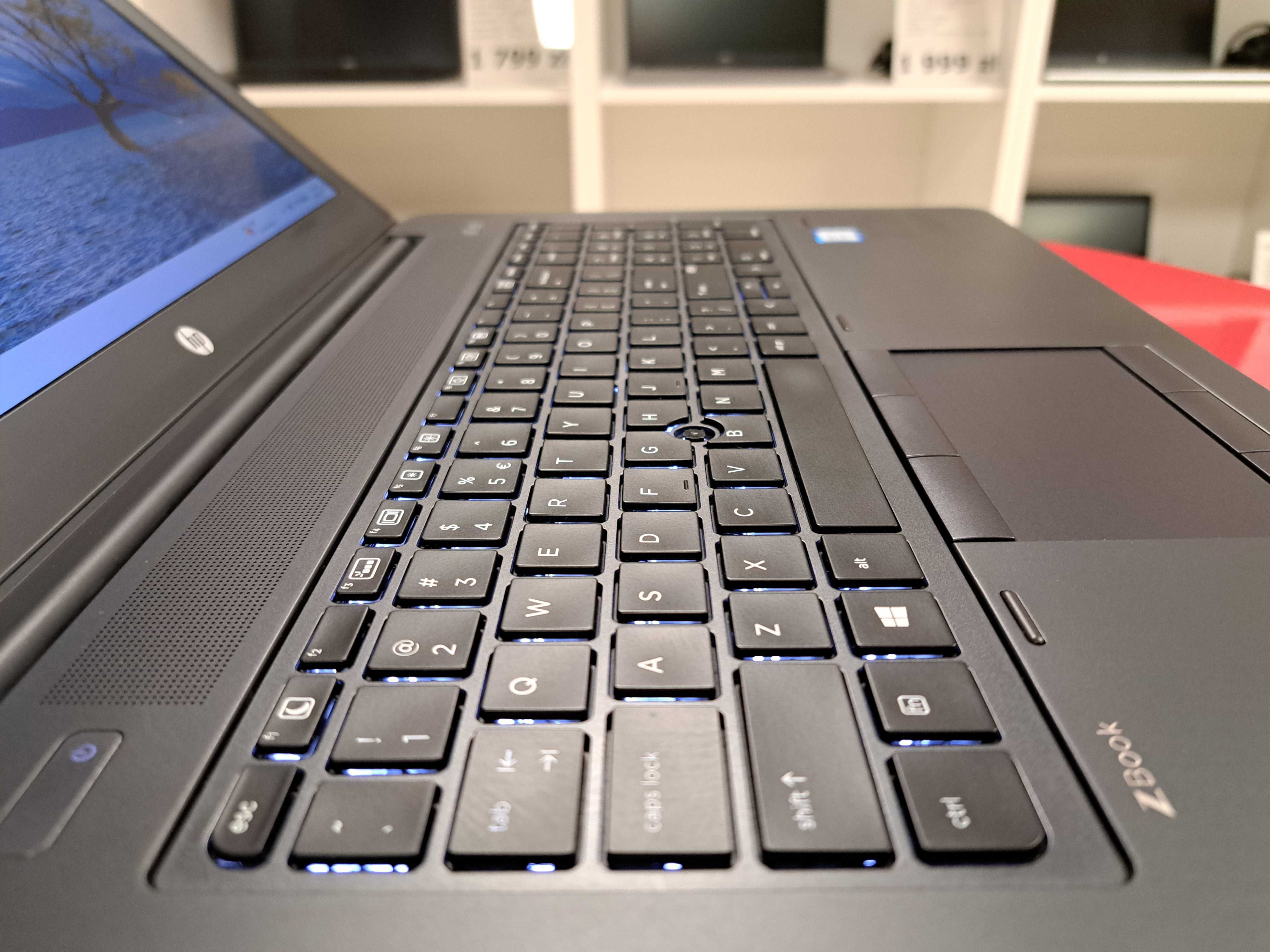 Laptop 15" HP ZBOOK G3 i7 32GB 512GB SSD nVidia Quadro 2GB Win11 HDMI