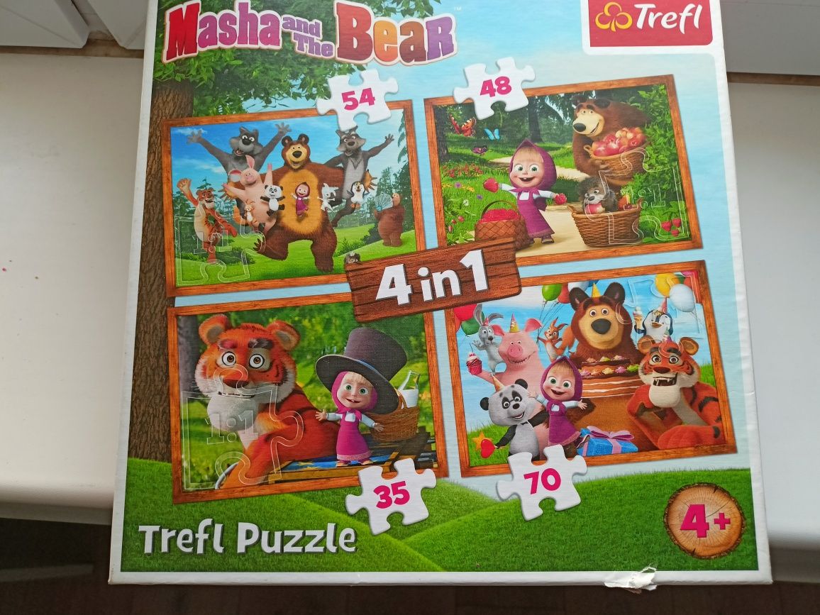 Puzzle Trefl Masza i Niedźwiedź
