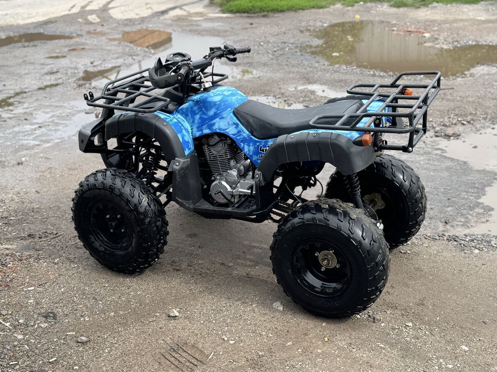 квадроцикл spark sp250-4 на повному ходу
