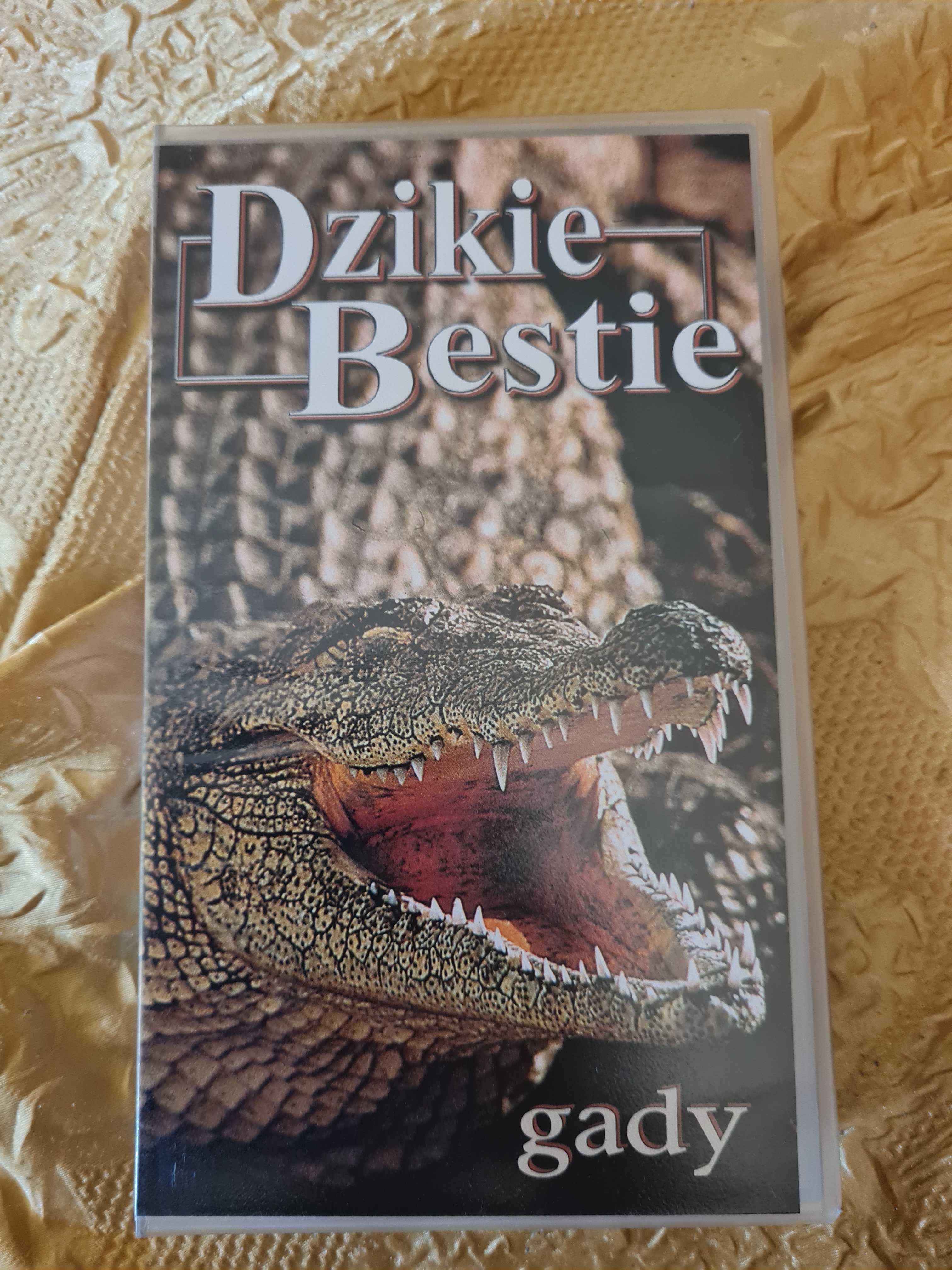 Dzikie bestie - gady kaseta VHS