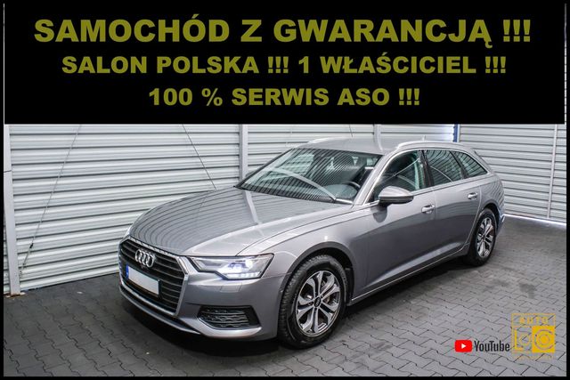 Audi A6 35 TDI + AUTOMAT + Salon POLSKA + 100% Serwis AUDI + 1 Właściciel !!!