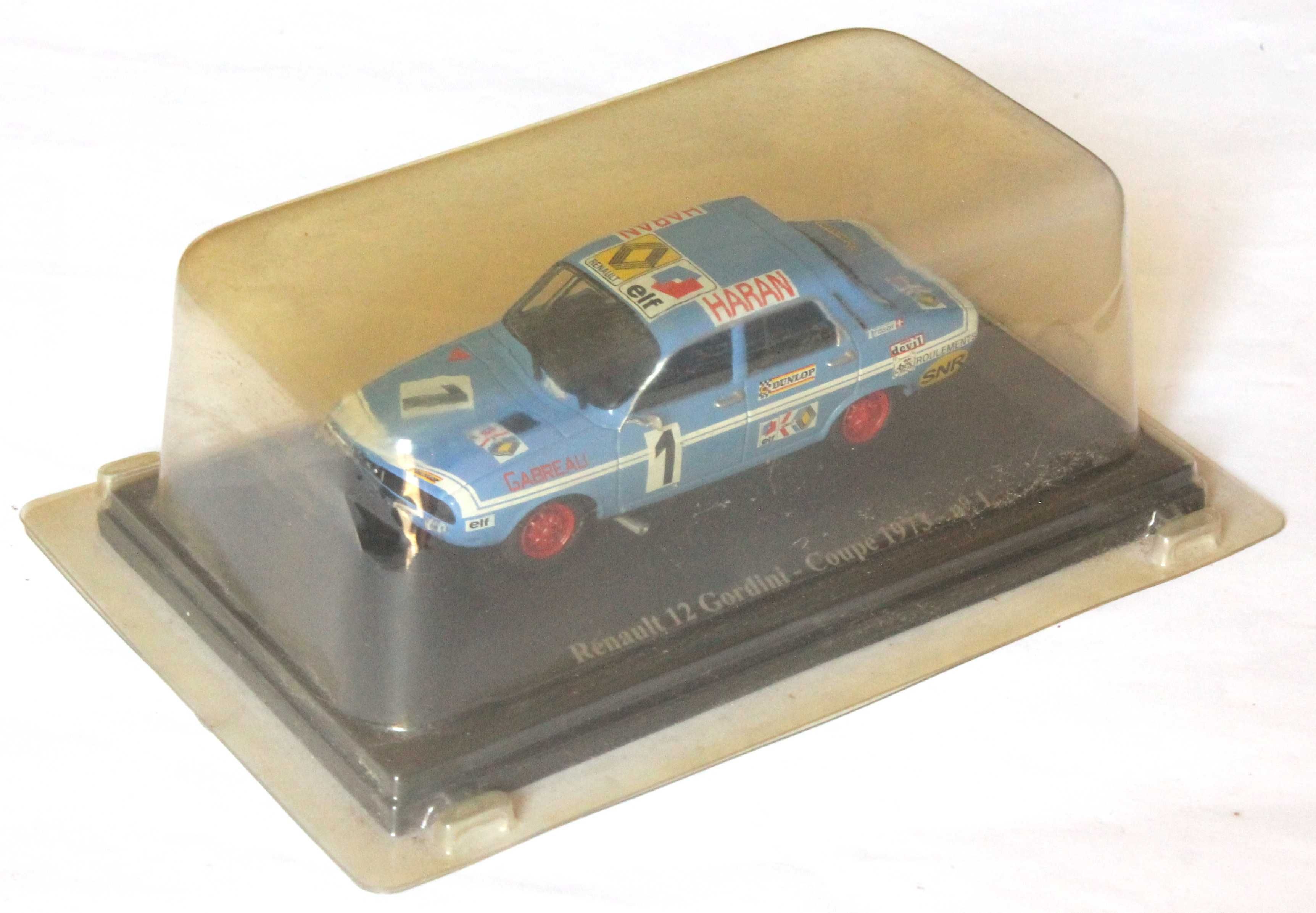 Miniatura Renault 12 Gordini 1º Classif. Coupe 1973 Eligor 1/43 Bliste