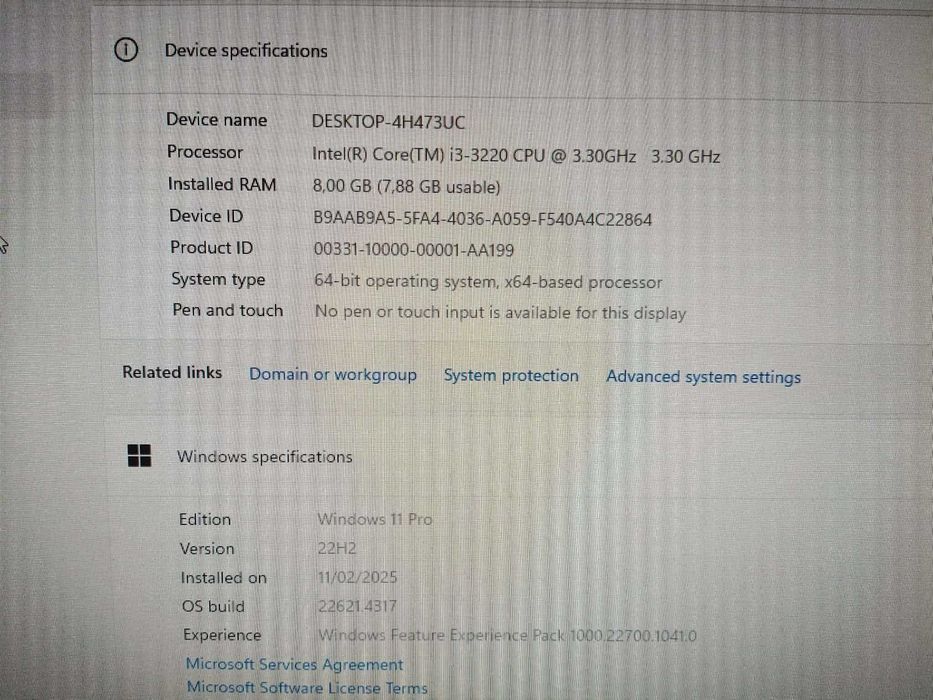 Computador Hp Windows 11 e Retrobat