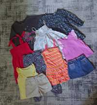 Пакет вещей 110-116 (свитшот,штаны,платья,сарафаны,майки,шорты,юбка)