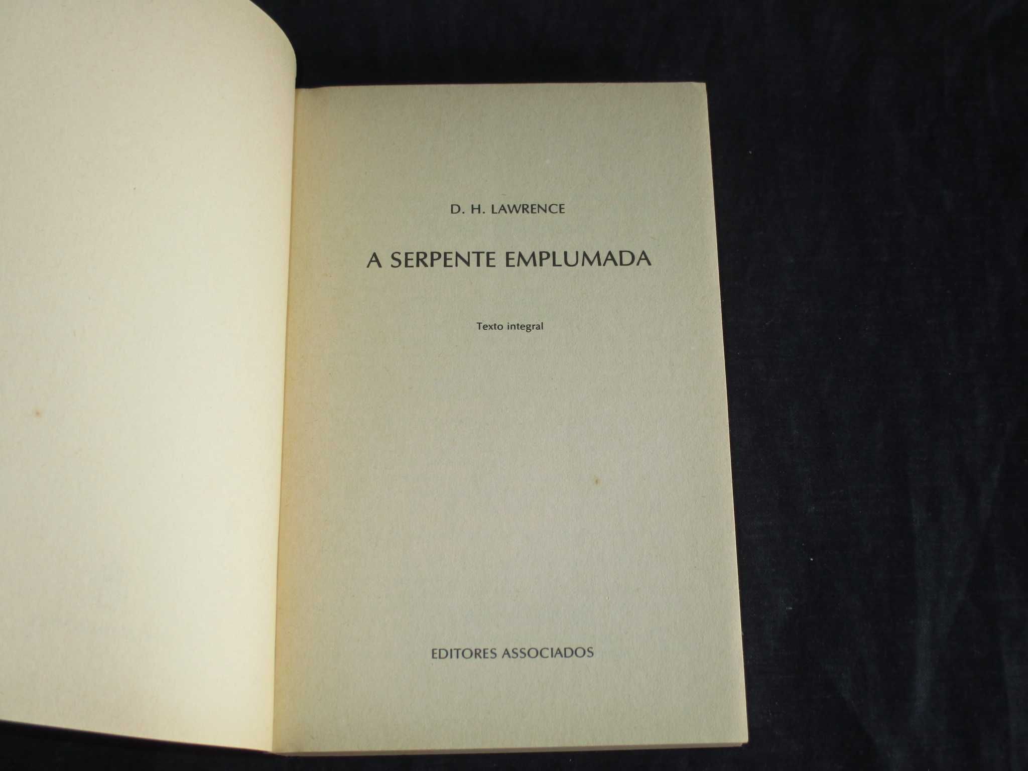 Livro A Serpente Emplumada D. H. Lawrence Unibolso