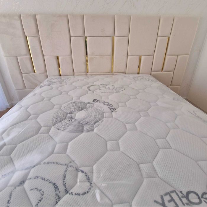 Camas de Casal Estofadas de Luxo 689€ Disp. em Várias Cores! 190x140m!