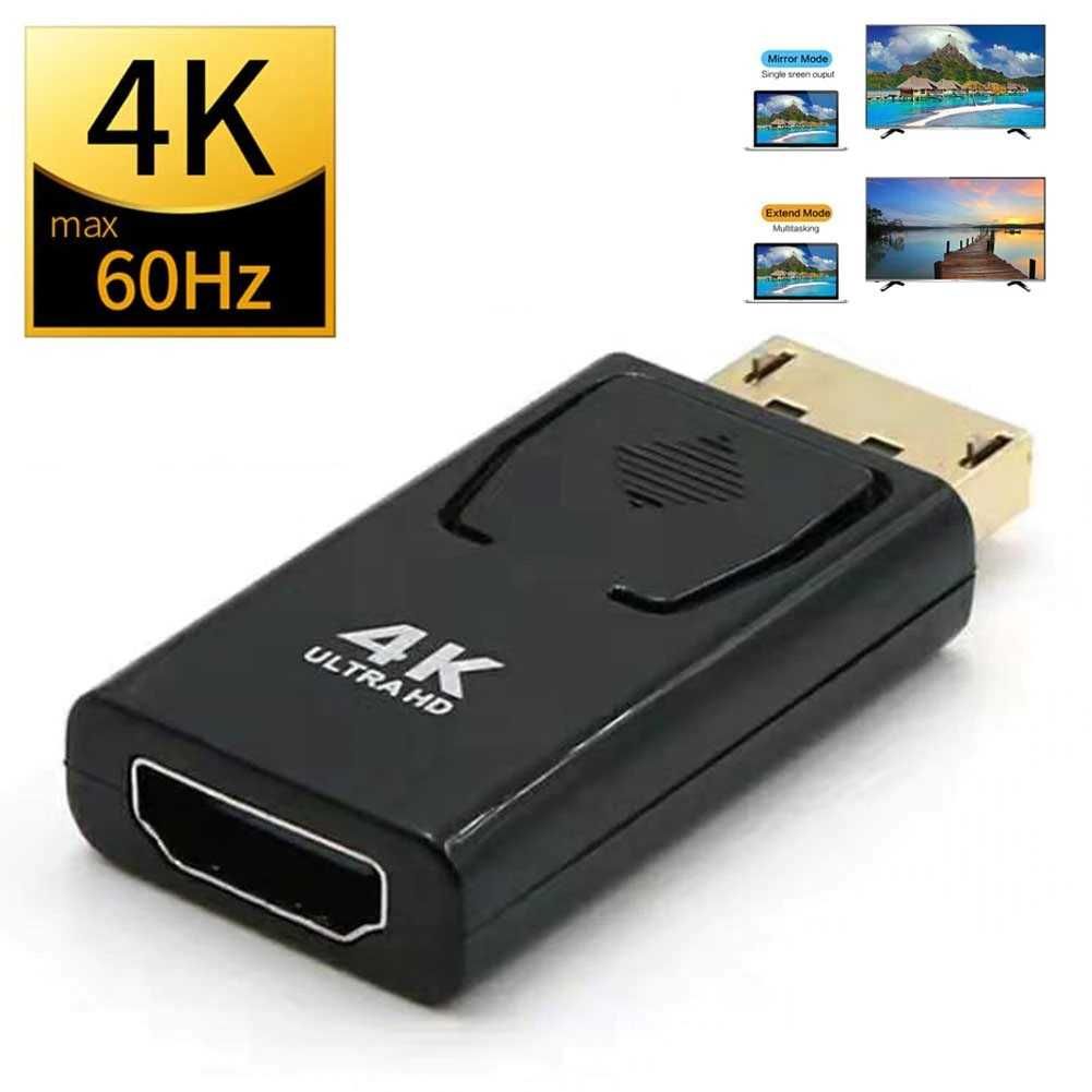 Cabo Conversor Adaptador DisplayPort DP para HDMI 1080P / 4K HDTV PC