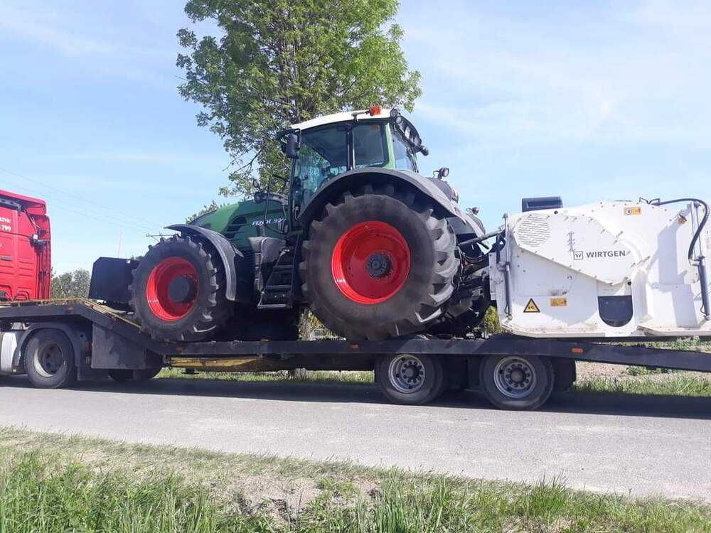 Laweta Transport Niskopodwozie Kombajny Ciągniki Koparki Domki