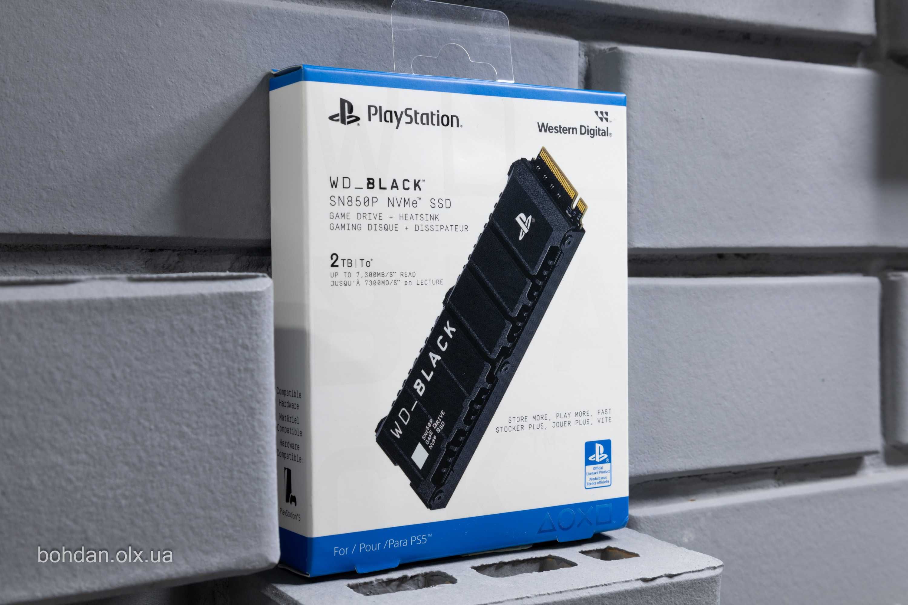 WD Black SN850P 2TB NVMe SSD For PS5 consoles (WDBBYV0020BNC-WRSN)