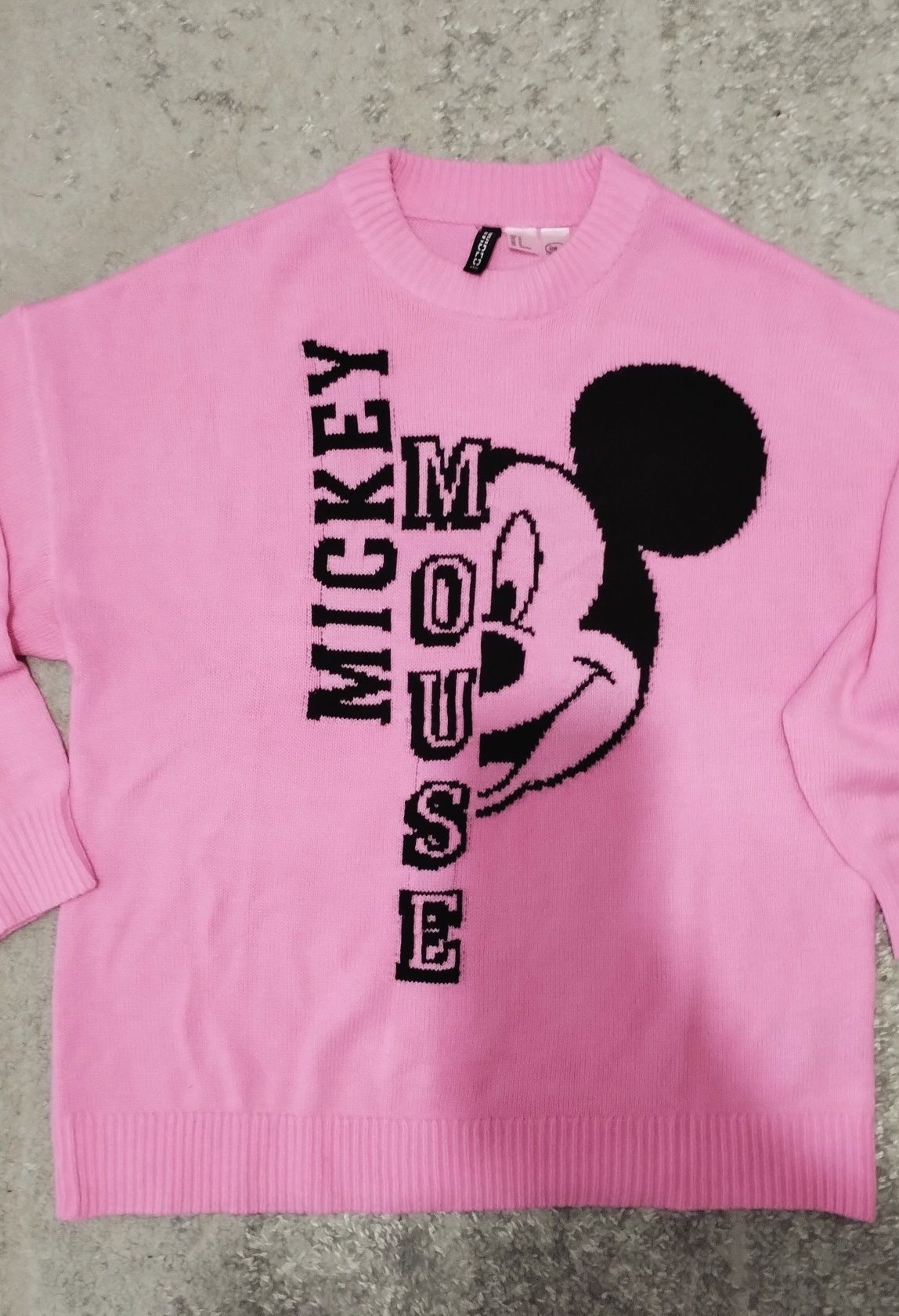 Żakardowy sweter H&M nowy Mickey Mouse