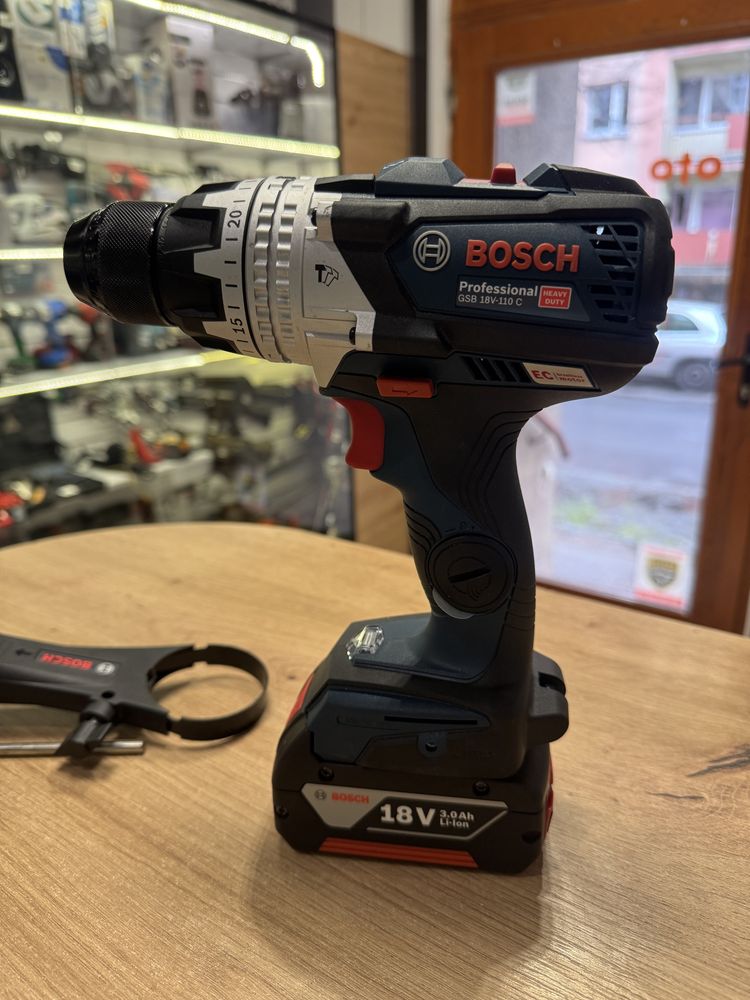 Wiertarko-wkrętarka udarowa Bosch GSB 18V-110 C otoLombardLumik Kalisz
