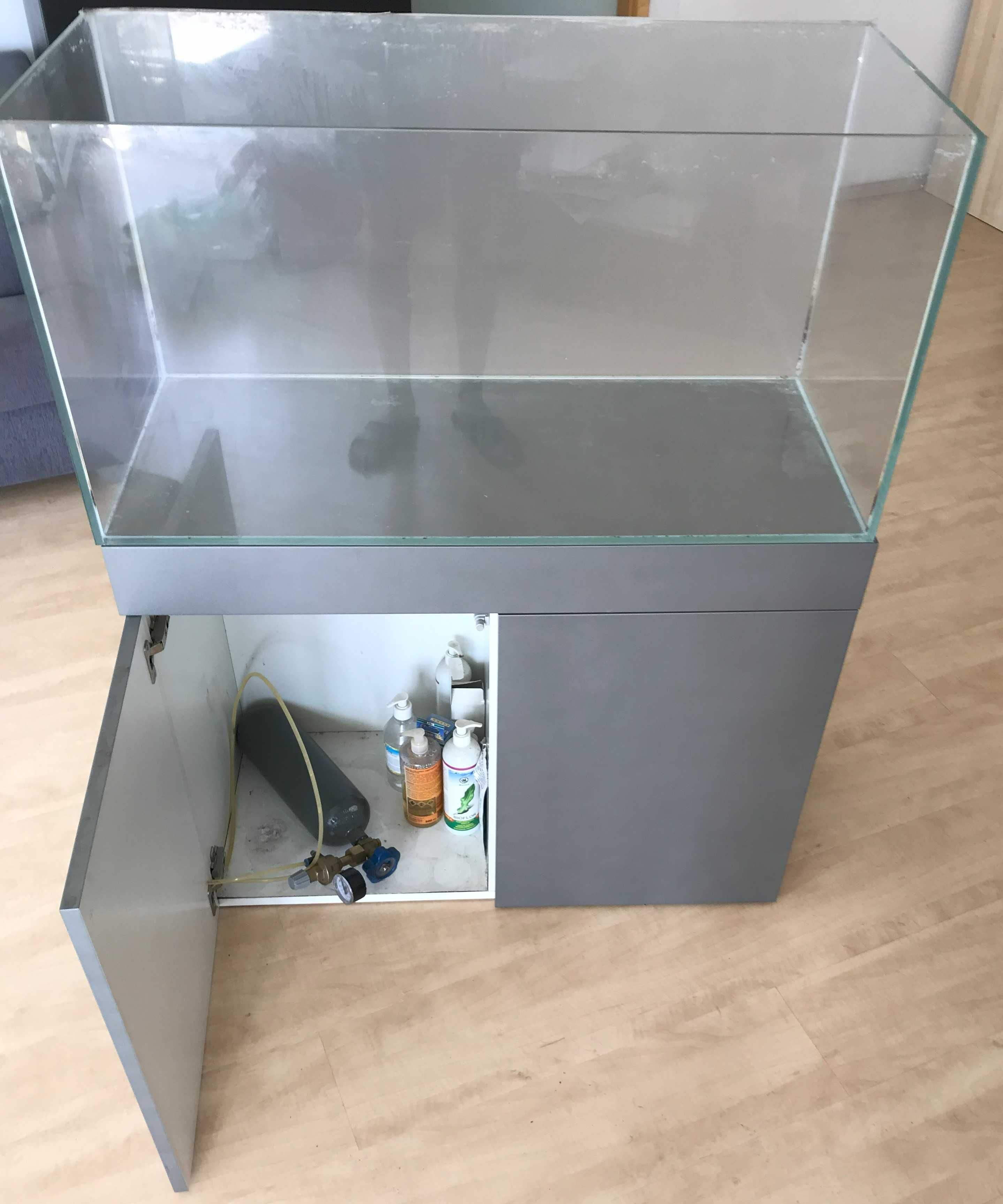 Akwarium 90cmx40x45 plus szafka (odbiór Kraków)
