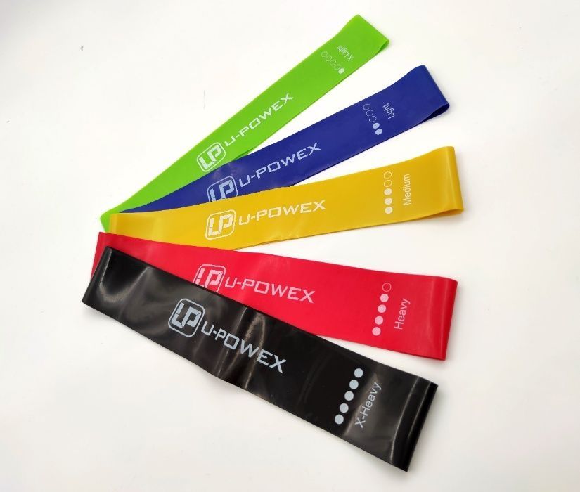 Комплект, фитнес резинки upowex,оригинал , эспандер