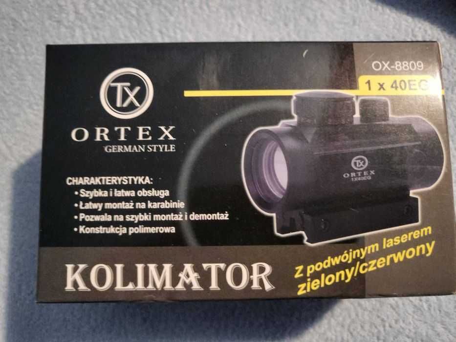 Celownik do wiatrówki KOLIMATOR 1x40eg Red Green Laser