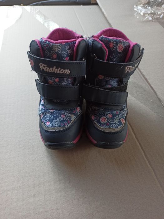 Зимние термо ботинки сапожки на девочку сноубутсы ботінки зимові