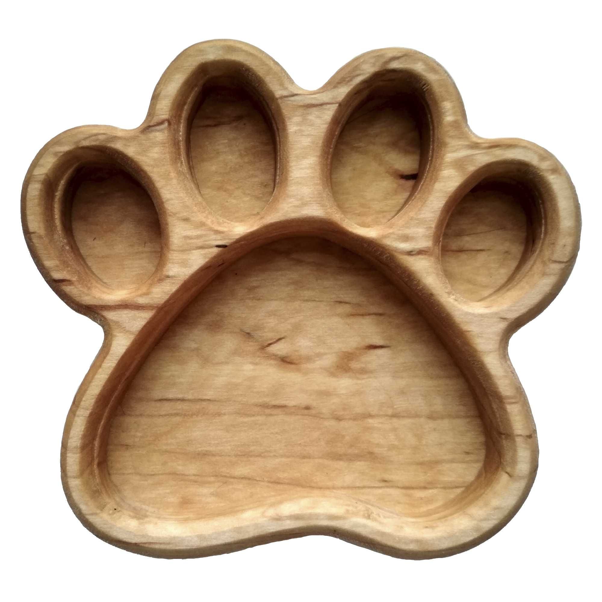 Дерев'яна миска для кота або собаки TM LittleBro, розмір S, береза