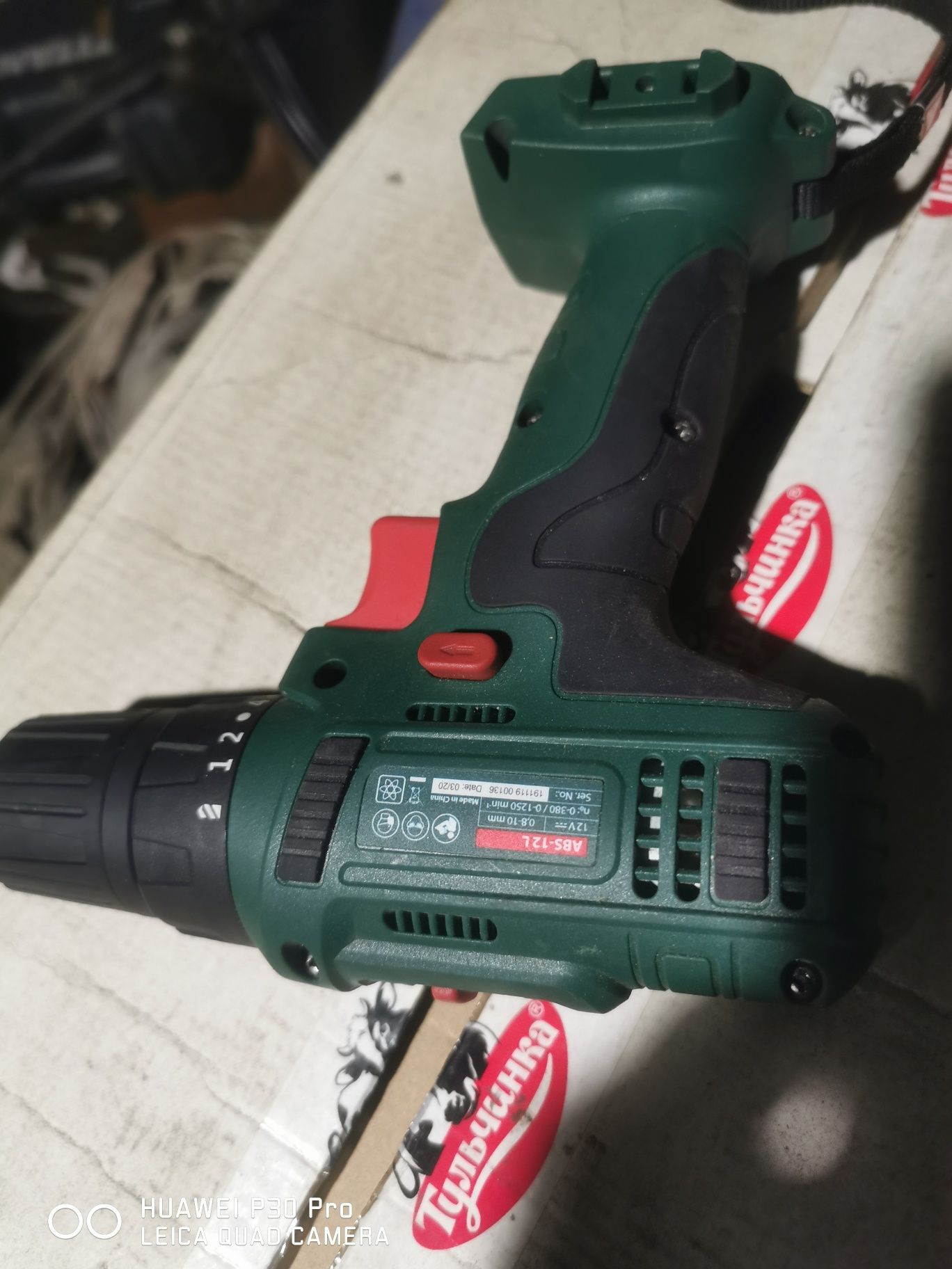 Аккумуляторный шуруповёрт новый DWT sbs 12l crown 12v