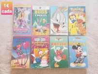 Cassetes/ VHS Disney e Mais