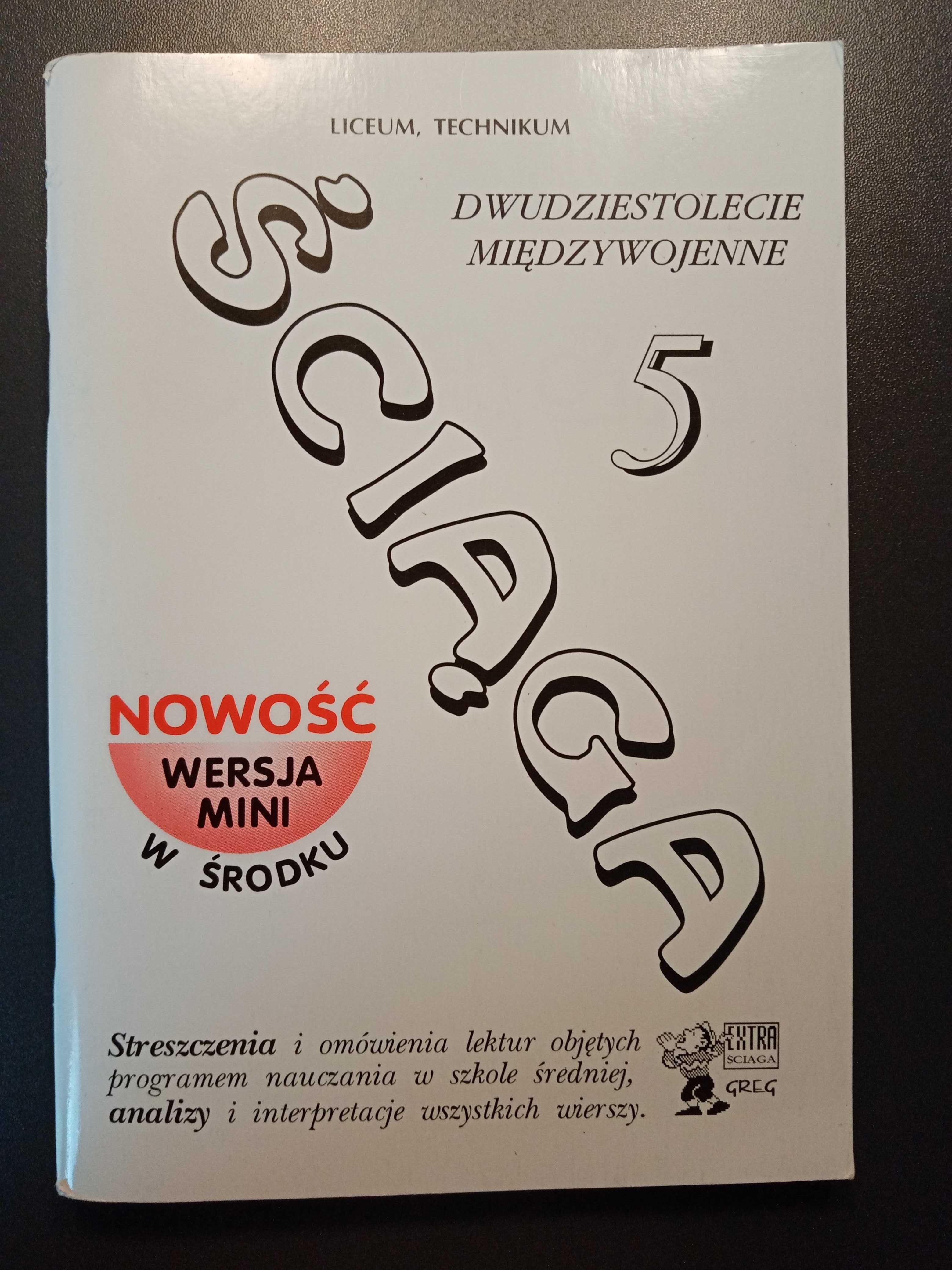 Ściąga 5-dwudziestolecie międzywojenne, j. polski GREG